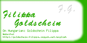 filippa goldschein business card